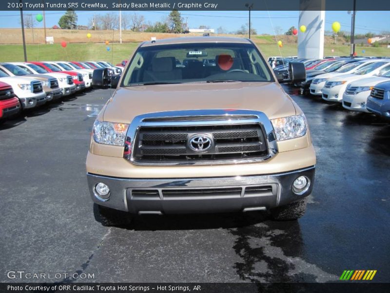 Sandy Beach Metallic / Graphite Gray 2010 Toyota Tundra SR5 CrewMax