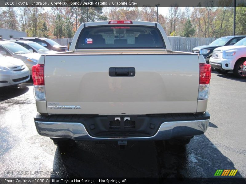 Sandy Beach Metallic / Graphite Gray 2010 Toyota Tundra SR5 CrewMax