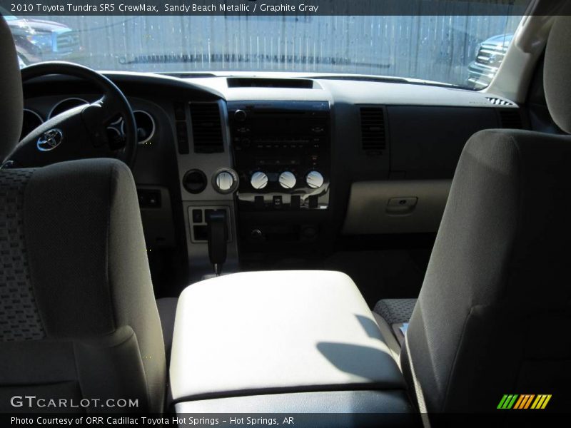 Sandy Beach Metallic / Graphite Gray 2010 Toyota Tundra SR5 CrewMax