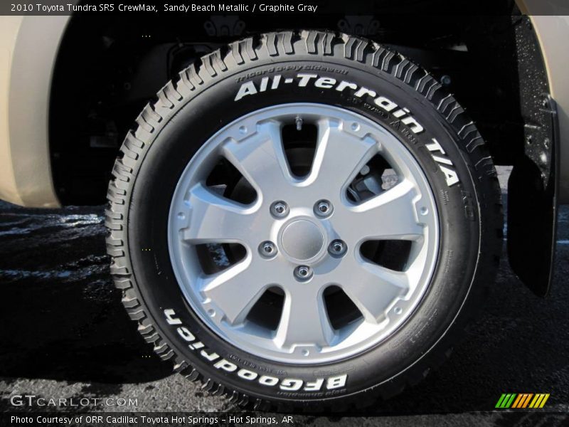 Sandy Beach Metallic / Graphite Gray 2010 Toyota Tundra SR5 CrewMax