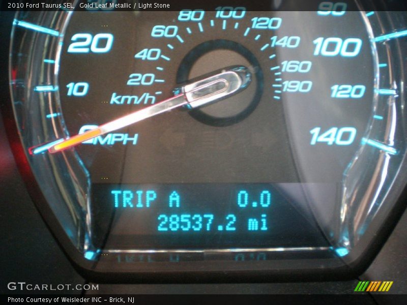 Gold Leaf Metallic / Light Stone 2010 Ford Taurus SEL
