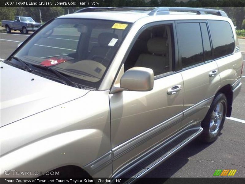 Sonora Gold Pearl / Ivory 2007 Toyota Land Cruiser