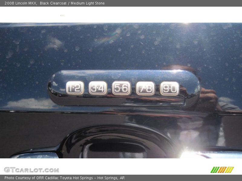 Black Clearcoat / Medium Light Stone 2008 Lincoln MKX