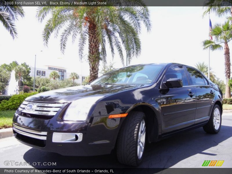 Black Ebony / Medium Light Stone 2008 Ford Fusion SEL V6