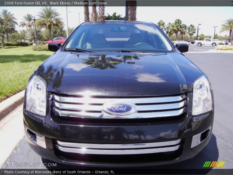 Black Ebony / Medium Light Stone 2008 Ford Fusion SEL V6