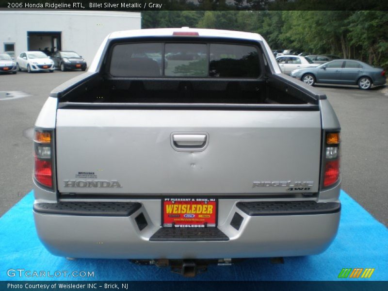 Billet Silver Metallic / Gray 2006 Honda Ridgeline RTL