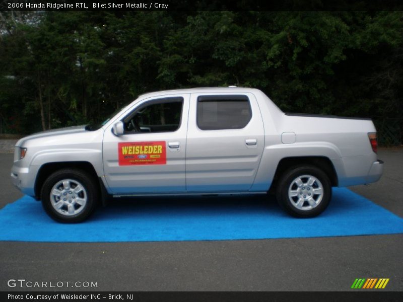 Billet Silver Metallic / Gray 2006 Honda Ridgeline RTL