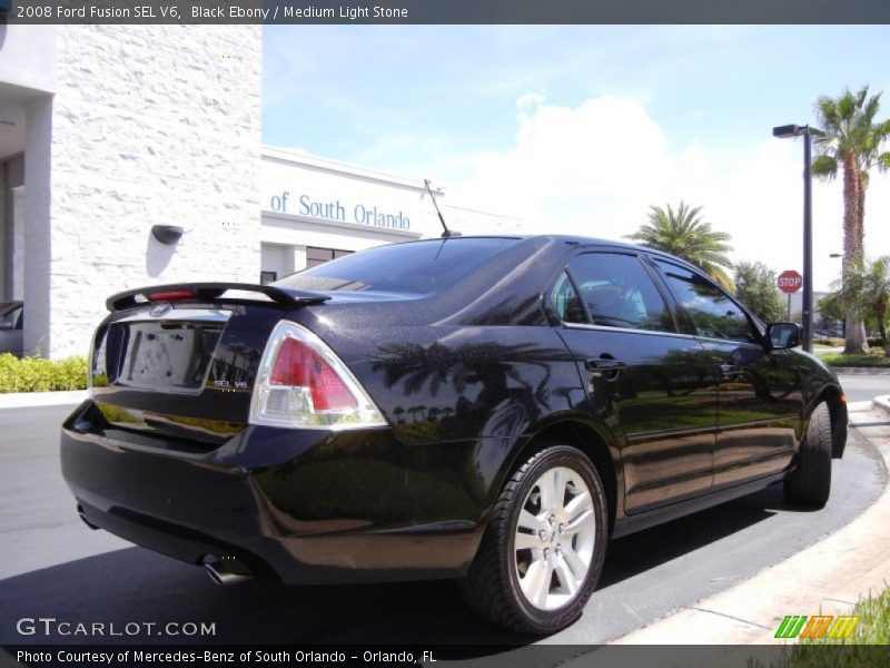 Black Ebony / Medium Light Stone 2008 Ford Fusion SEL V6