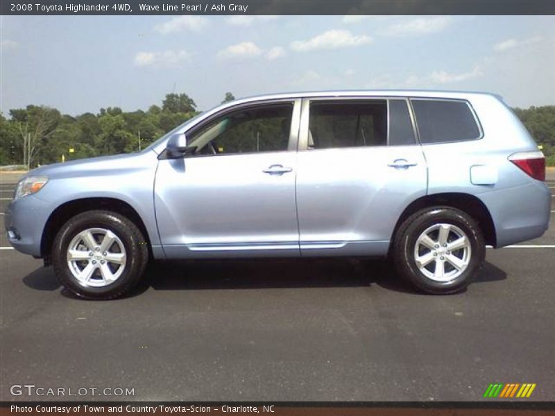 Wave Line Pearl / Ash Gray 2008 Toyota Highlander 4WD