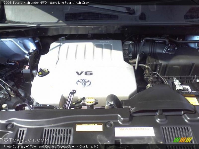 Wave Line Pearl / Ash Gray 2008 Toyota Highlander 4WD