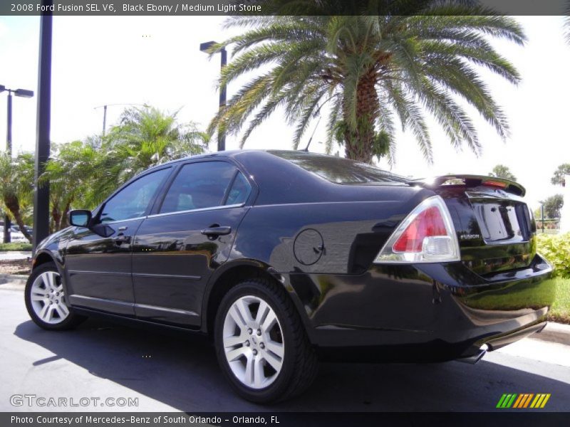 Black Ebony / Medium Light Stone 2008 Ford Fusion SEL V6