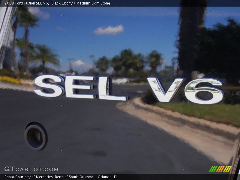 Black Ebony / Medium Light Stone 2008 Ford Fusion SEL V6