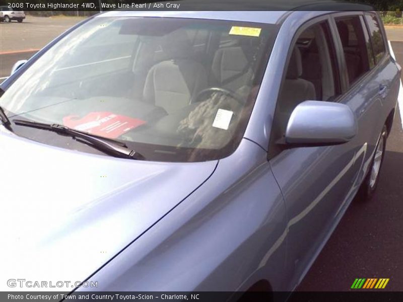 Wave Line Pearl / Ash Gray 2008 Toyota Highlander 4WD