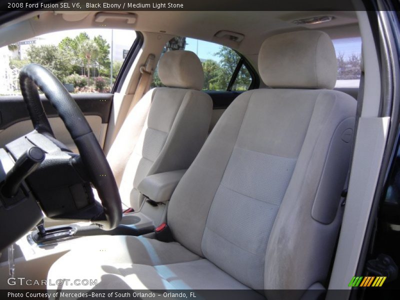 Black Ebony / Medium Light Stone 2008 Ford Fusion SEL V6