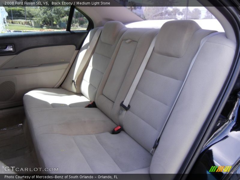 Black Ebony / Medium Light Stone 2008 Ford Fusion SEL V6