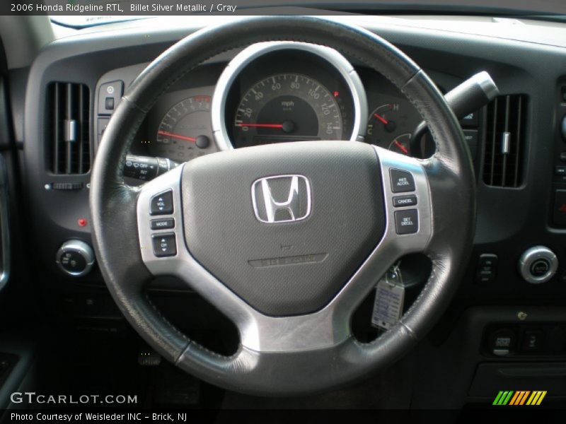 Billet Silver Metallic / Gray 2006 Honda Ridgeline RTL
