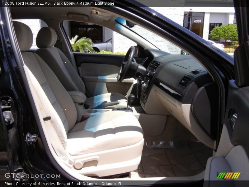 Black Ebony / Medium Light Stone 2008 Ford Fusion SEL V6
