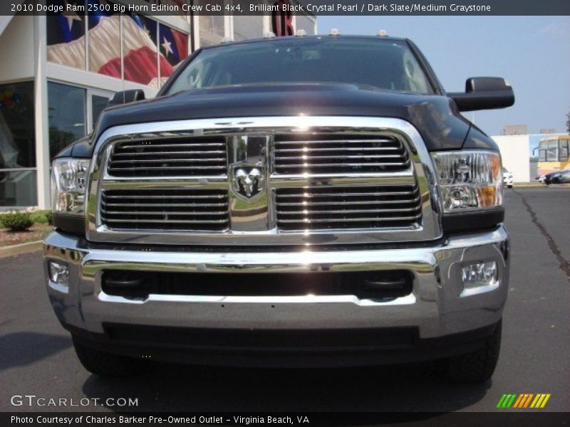 Brilliant Black Crystal Pearl / Dark Slate/Medium Graystone 2010 Dodge Ram 2500 Big Horn Edition Crew Cab 4x4