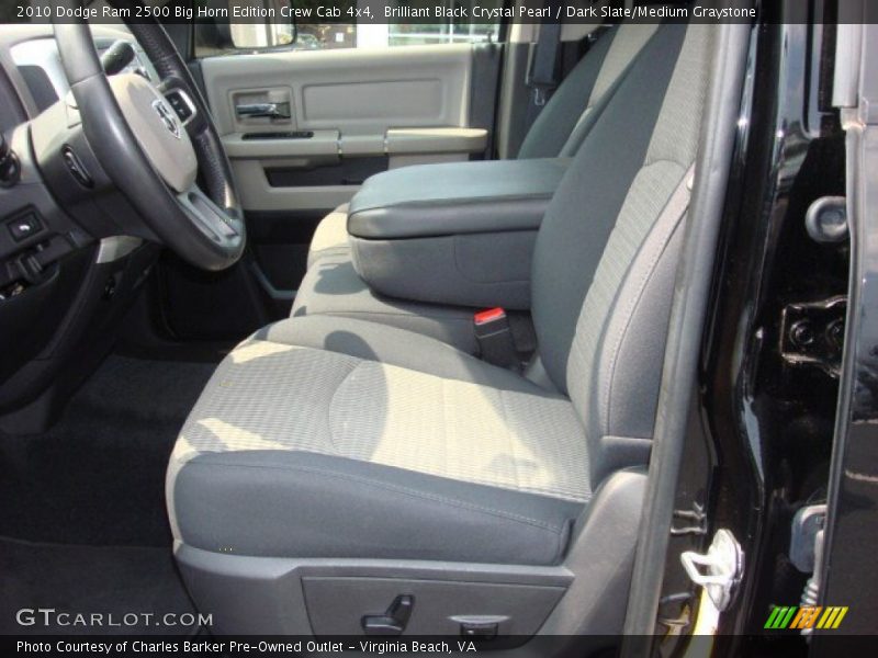 Brilliant Black Crystal Pearl / Dark Slate/Medium Graystone 2010 Dodge Ram 2500 Big Horn Edition Crew Cab 4x4