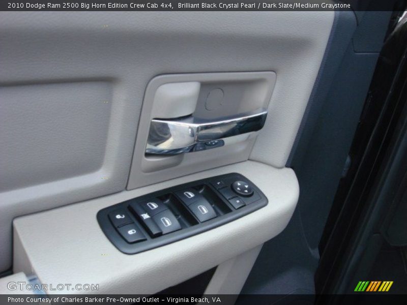 Brilliant Black Crystal Pearl / Dark Slate/Medium Graystone 2010 Dodge Ram 2500 Big Horn Edition Crew Cab 4x4