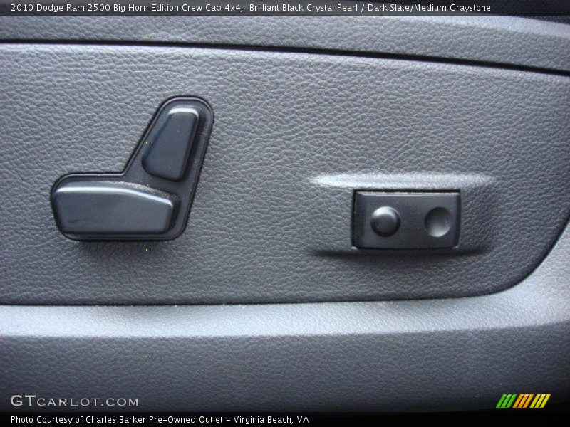 Brilliant Black Crystal Pearl / Dark Slate/Medium Graystone 2010 Dodge Ram 2500 Big Horn Edition Crew Cab 4x4