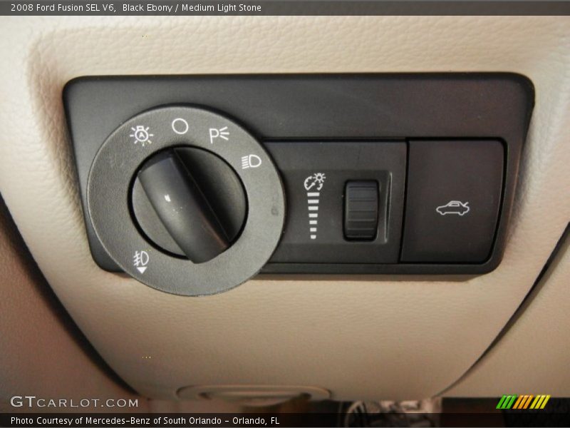 Black Ebony / Medium Light Stone 2008 Ford Fusion SEL V6