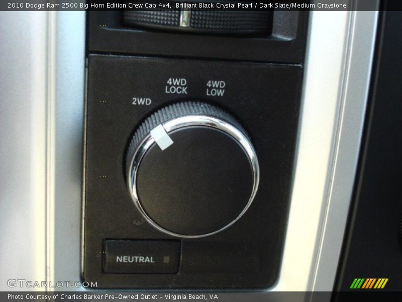 Brilliant Black Crystal Pearl / Dark Slate/Medium Graystone 2010 Dodge Ram 2500 Big Horn Edition Crew Cab 4x4