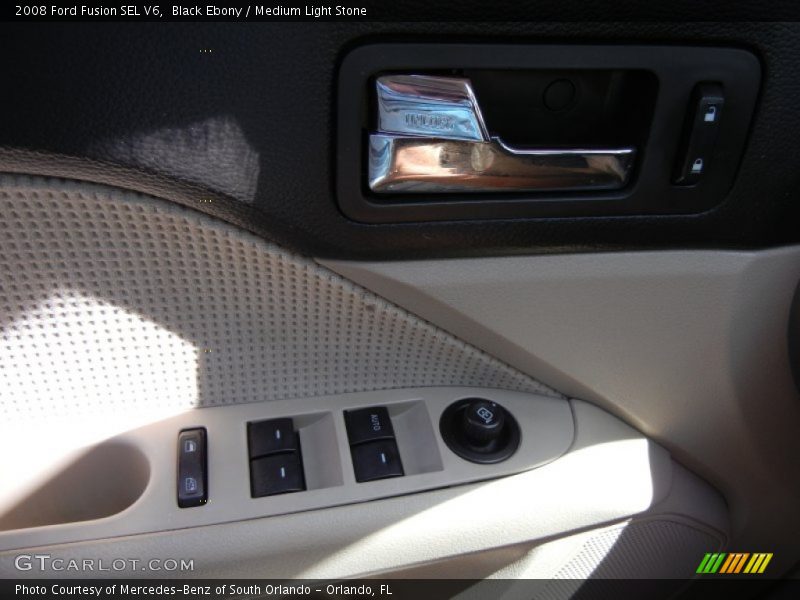 Black Ebony / Medium Light Stone 2008 Ford Fusion SEL V6