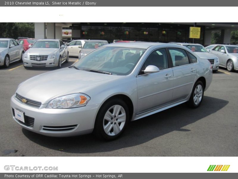Silver Ice Metallic / Ebony 2010 Chevrolet Impala LS