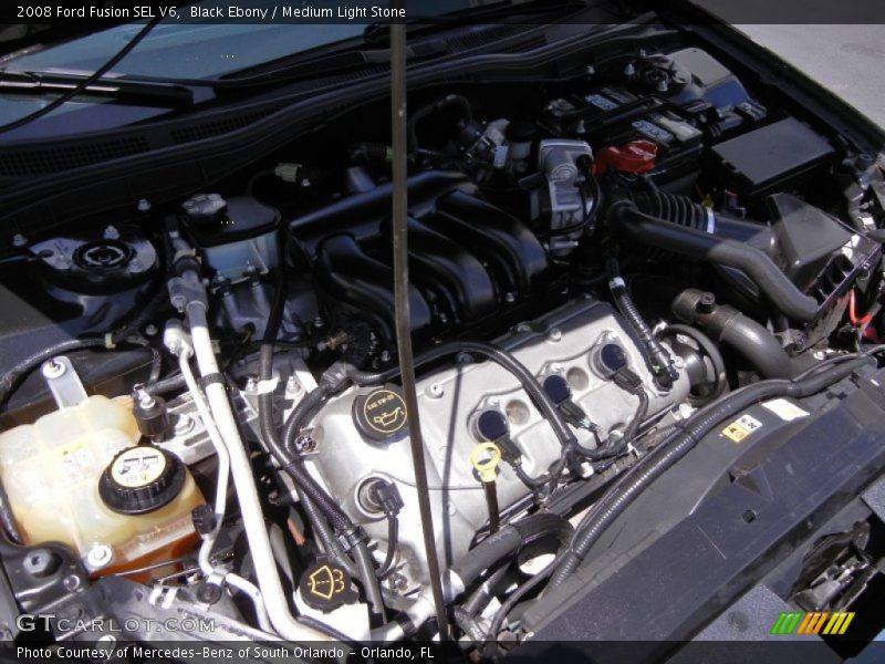 Black Ebony / Medium Light Stone 2008 Ford Fusion SEL V6