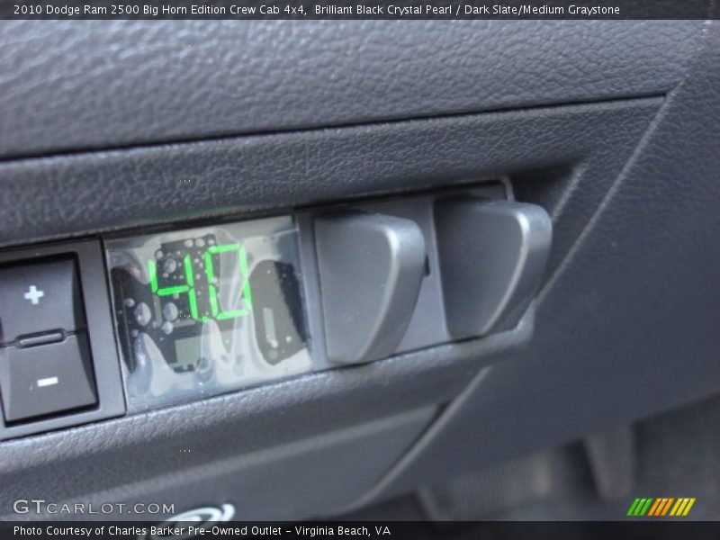 Brilliant Black Crystal Pearl / Dark Slate/Medium Graystone 2010 Dodge Ram 2500 Big Horn Edition Crew Cab 4x4