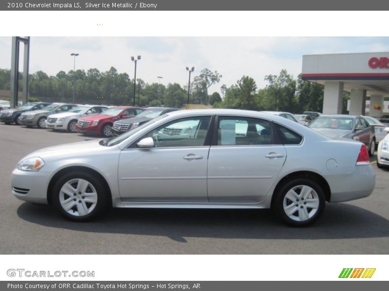 Silver Ice Metallic / Ebony 2010 Chevrolet Impala LS