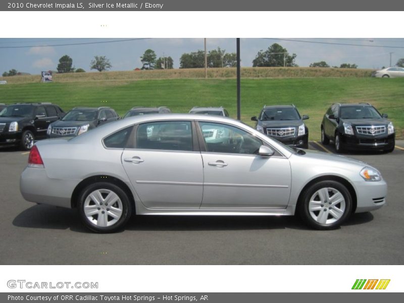 Silver Ice Metallic / Ebony 2010 Chevrolet Impala LS