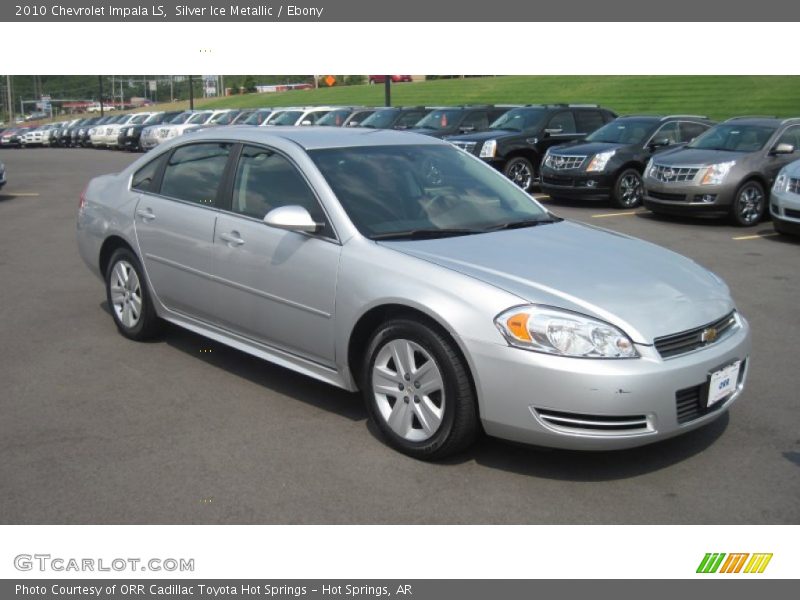 Silver Ice Metallic / Ebony 2010 Chevrolet Impala LS