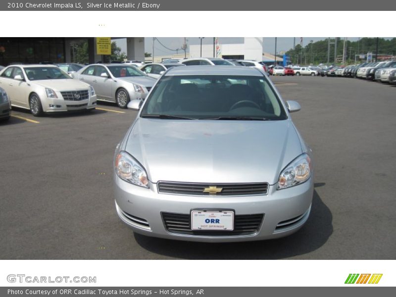 Silver Ice Metallic / Ebony 2010 Chevrolet Impala LS