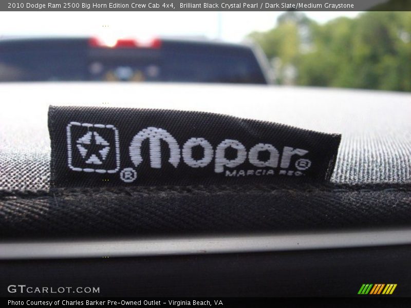 Brilliant Black Crystal Pearl / Dark Slate/Medium Graystone 2010 Dodge Ram 2500 Big Horn Edition Crew Cab 4x4