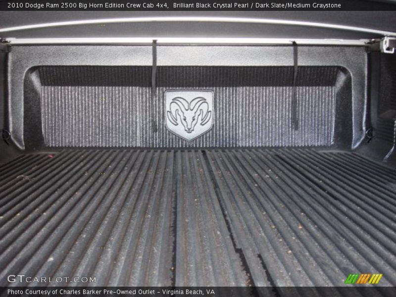Brilliant Black Crystal Pearl / Dark Slate/Medium Graystone 2010 Dodge Ram 2500 Big Horn Edition Crew Cab 4x4