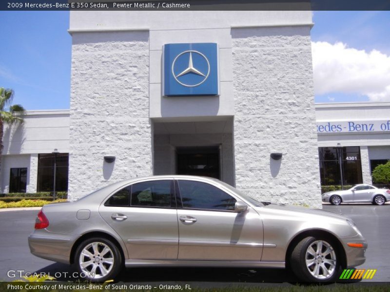 Pewter Metallic / Cashmere 2009 Mercedes-Benz E 350 Sedan