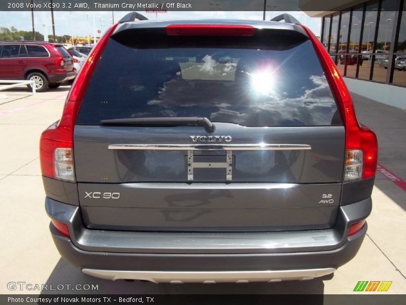 Titanium Gray Metallic / Off Black 2008 Volvo XC90 3.2 AWD