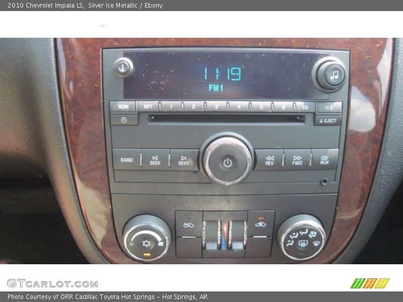 Silver Ice Metallic / Ebony 2010 Chevrolet Impala LS