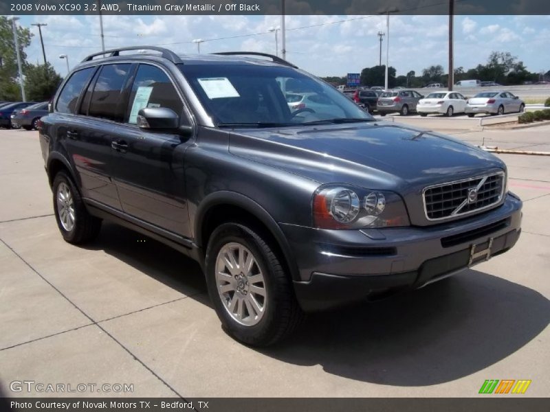Titanium Gray Metallic / Off Black 2008 Volvo XC90 3.2 AWD
