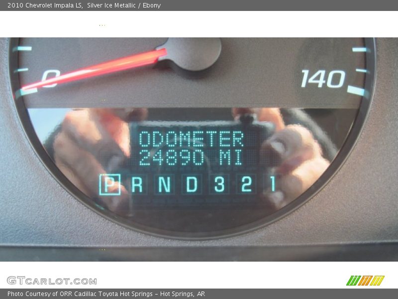 Silver Ice Metallic / Ebony 2010 Chevrolet Impala LS