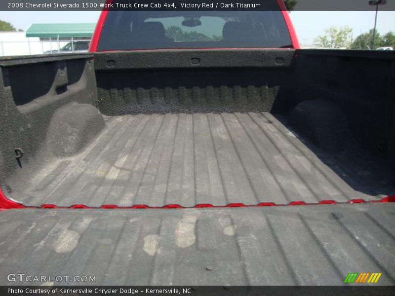 Victory Red / Dark Titanium 2008 Chevrolet Silverado 1500 Work Truck Crew Cab 4x4