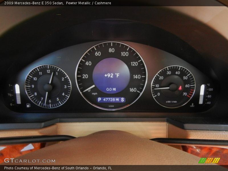  2009 E 350 Sedan 350 Sedan Gauges