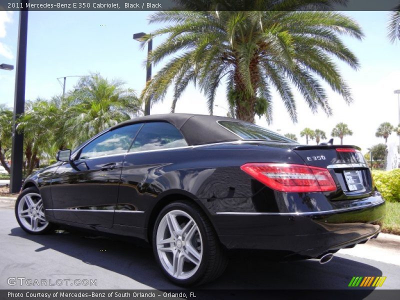 Black / Black 2011 Mercedes-Benz E 350 Cabriolet