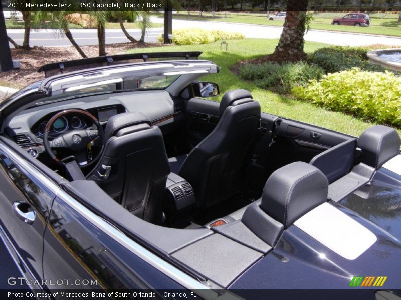 Black / Black 2011 Mercedes-Benz E 350 Cabriolet