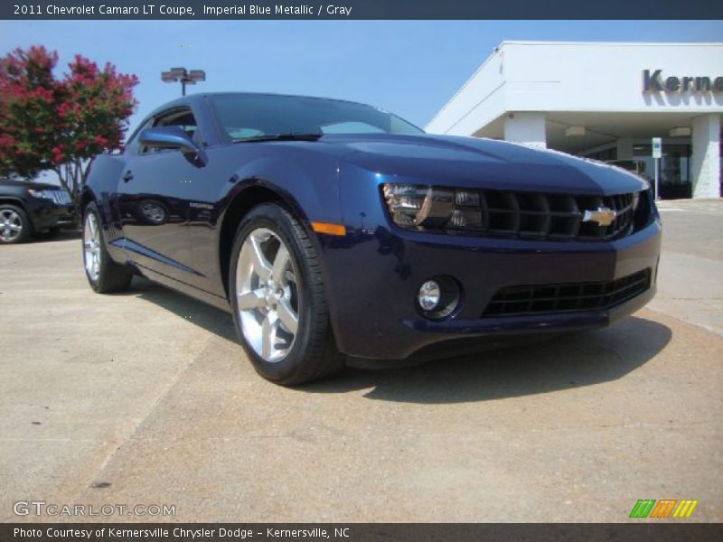 Imperial Blue Metallic / Gray 2011 Chevrolet Camaro LT Coupe