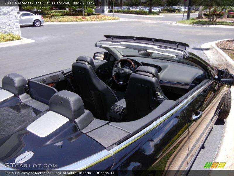 Black / Black 2011 Mercedes-Benz E 350 Cabriolet