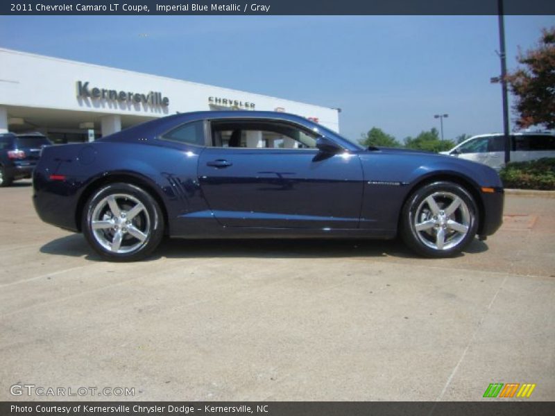 Imperial Blue Metallic / Gray 2011 Chevrolet Camaro LT Coupe