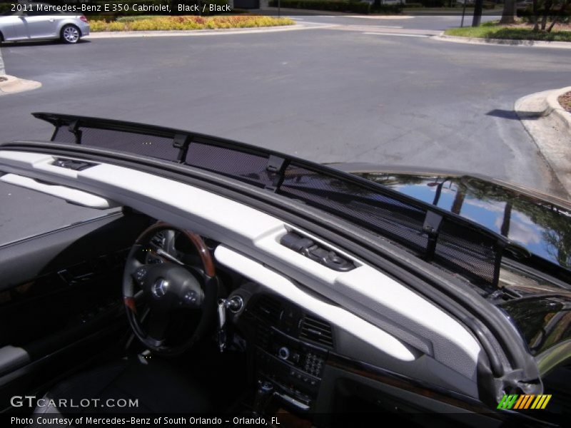 Black / Black 2011 Mercedes-Benz E 350 Cabriolet
